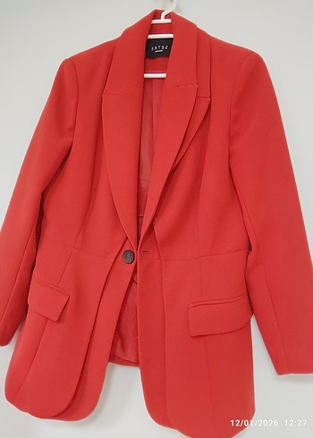 Setre kirmizi ceket - Görsel 2