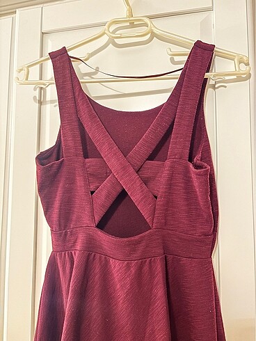 Pull and Bear Bordo elbise
