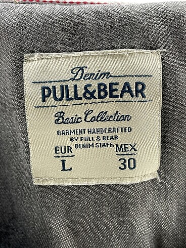 l Beden gri Renk Pull and Bear Gömlek %70 İndirimli.