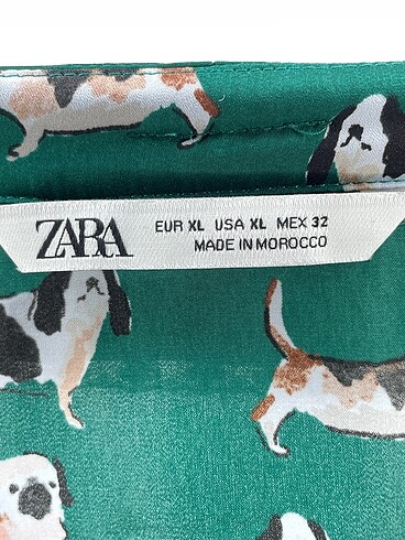 xl Beden yeşil Renk Zara Gömlek %70 İndirimli.