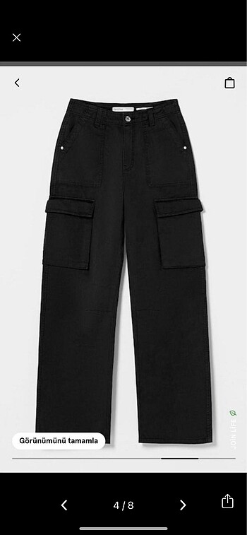 xs Beden BERSHKA KARGO PANTOLON