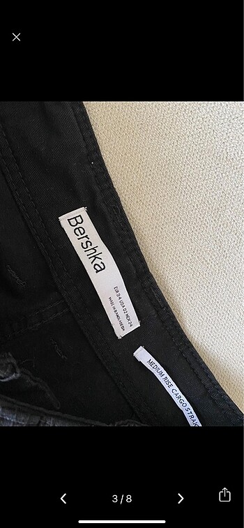 Bershka BERSHKA KARGO PANTOLON