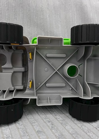 Renkli Sarı Oyuncak çöp arabası - Görsel 2