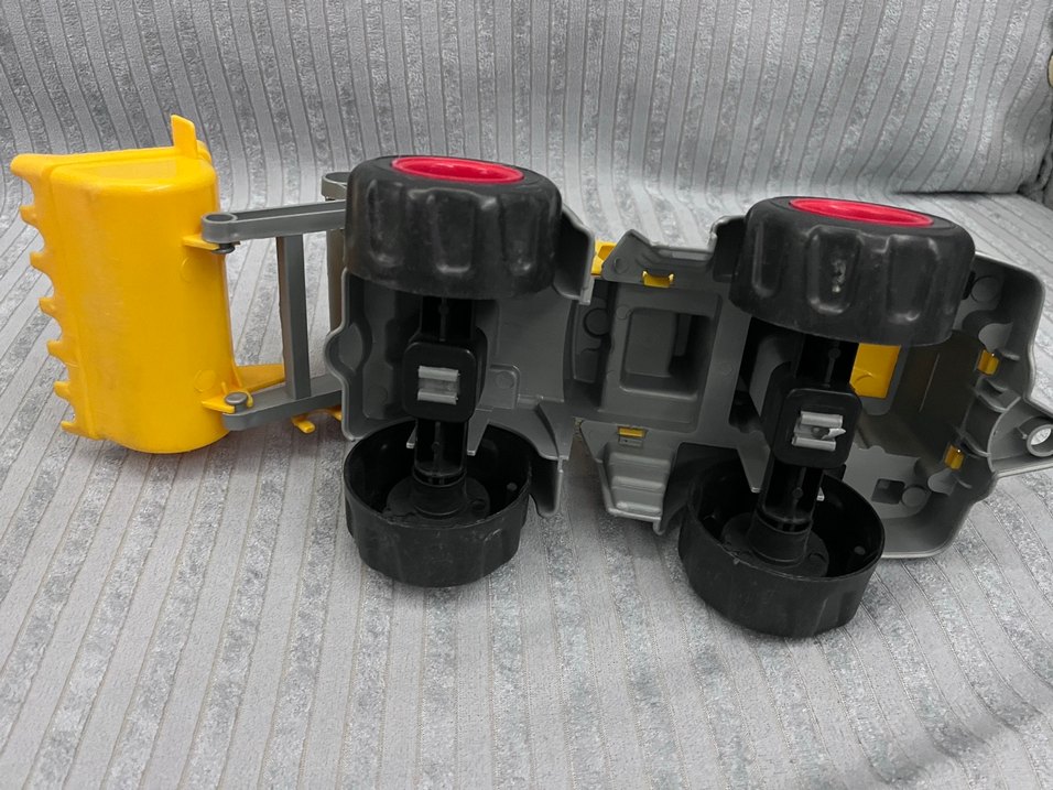 Sarı-Gri Oyuncak Kepçe - Görsel 3