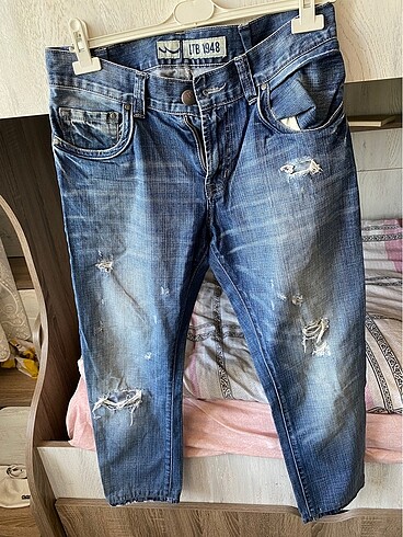 Medium waist/ orta bel kot pantolon
