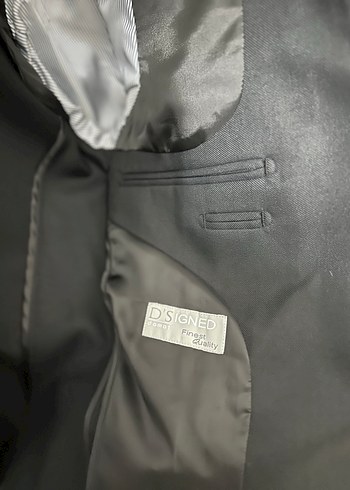 Siyah Erkek Düz Kesim Takım - Görsel 4