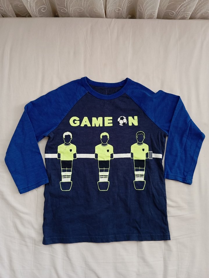 Renkli Baskılı Uzun Kollu Erkek body - Görsel 2