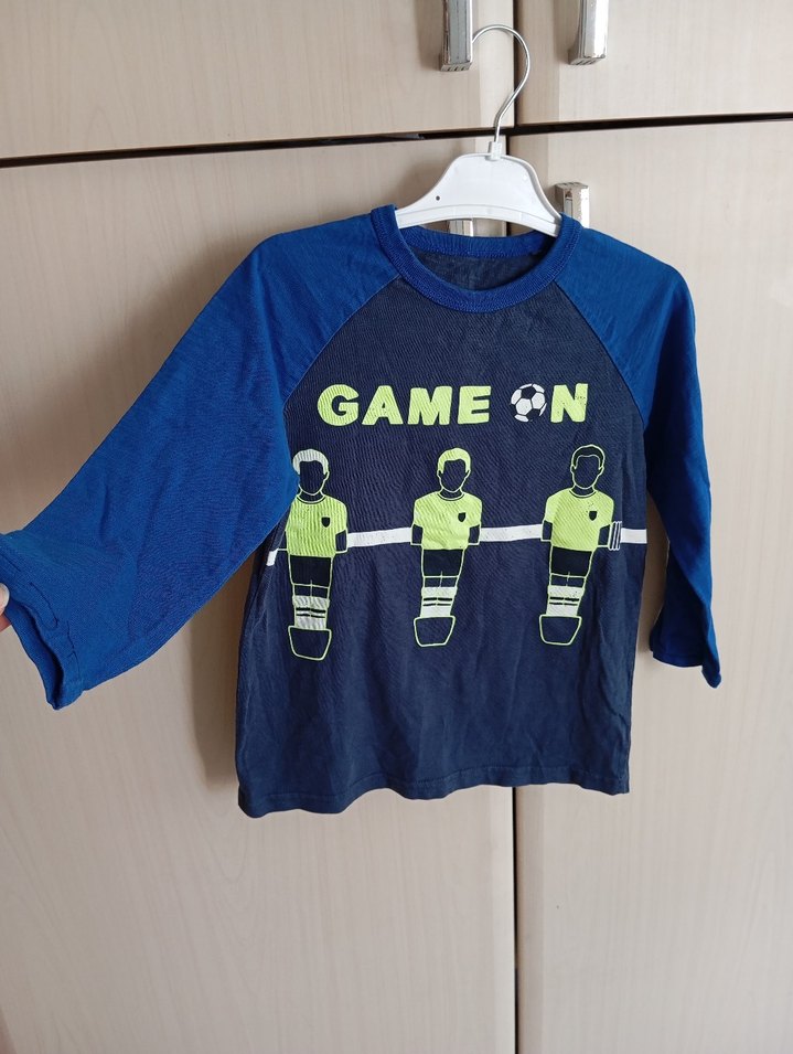 Renkli Baskılı Uzun Kollu Erkek body - Görsel 4