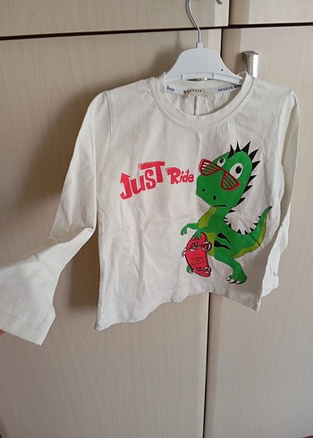 Erkek Çocuk Renkli Baskılı Uzun Kollu body - Görsel 2