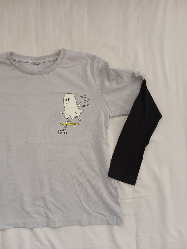 Gri Pamuklu Erkek Çocuk body - Görsel 5