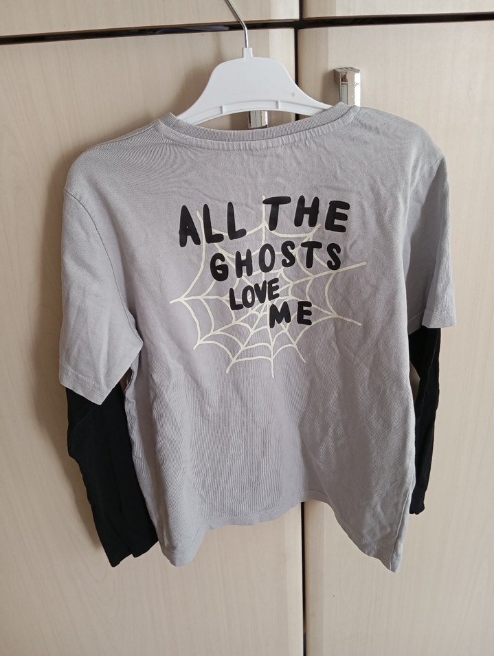 Gri Pamuklu Erkek Çocuk body - Görsel 3