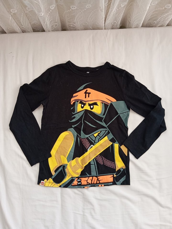 erkek Çocuk Siyah Uzun Kollu Baskılı body - Görsel 2