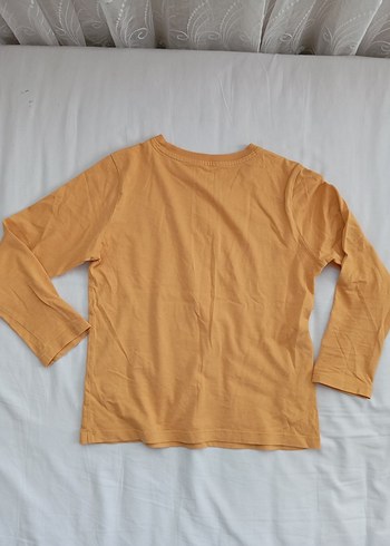 6-8 Yaş Hardal Baskılı Erkek Çocuk Body, Rahat & Şık - Görsel 3