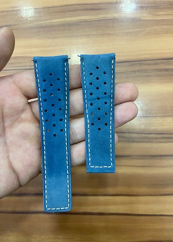 TAG HUER DELİKLİ SUET KORDON - Görsel 7