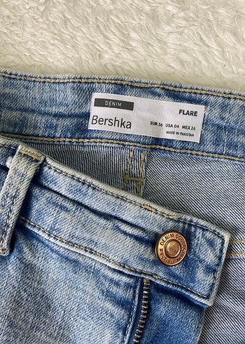 36 Beden mavi Renk Mavi Bol Kesim Midi Kot Pantolon