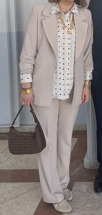 l Beden camel Renk Chima marka krem takım