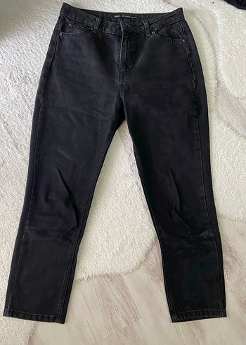 Siyah Kadın Normal Boy Denim Pantolon