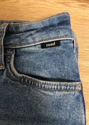 26 Beden mavi Renk Mavi Kadın star mom jean