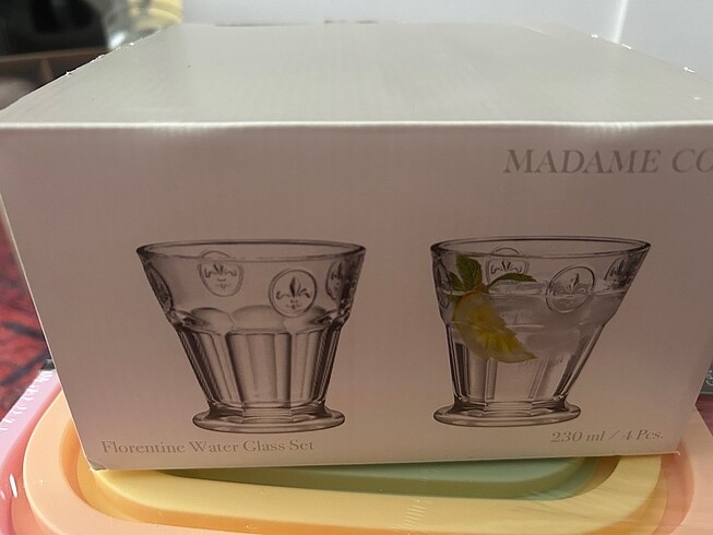 Madame Coco 4 adet Bardak