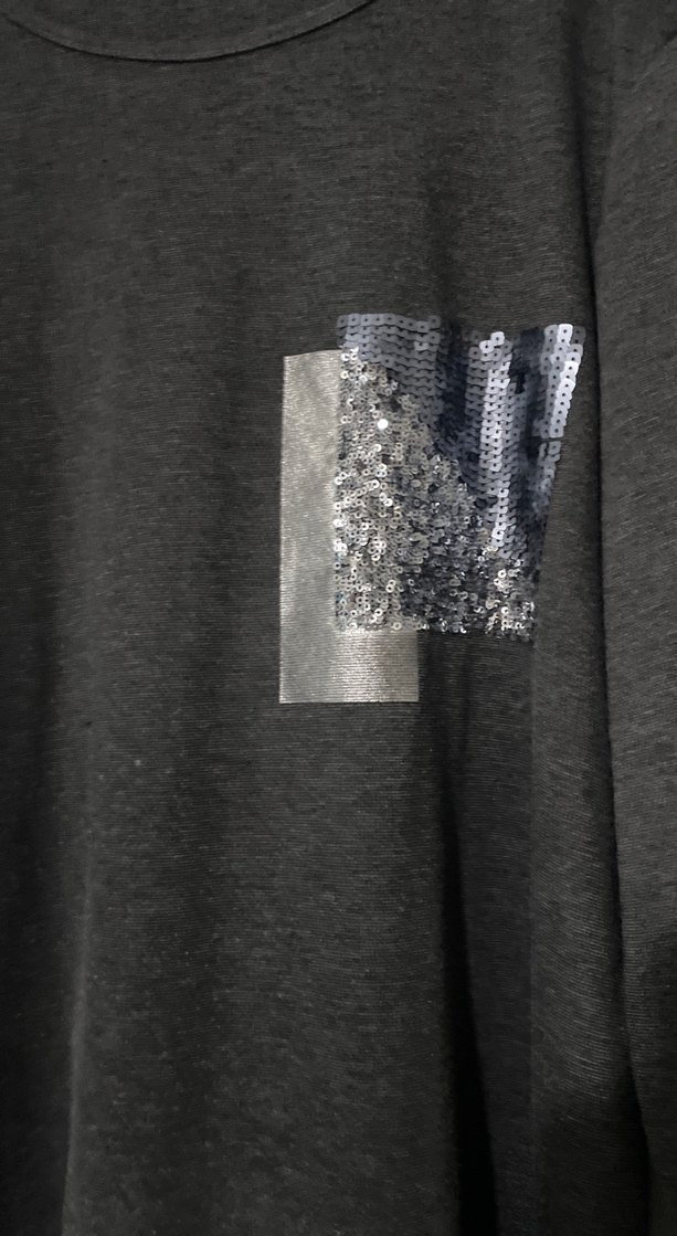 Gri Uzun Kollu Salaş Tunik - Görsel 2