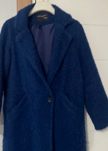 Tek Düğmeli Lacivert Kaban - Görsel 2