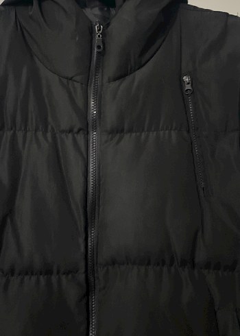 Siyah Fermuarlı Kadın Yelek - Görsel 2