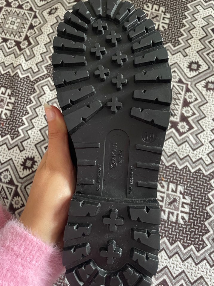 Siyah Kamuflaj Desenli Bağcıklı Erkek Bot - Görsel 3