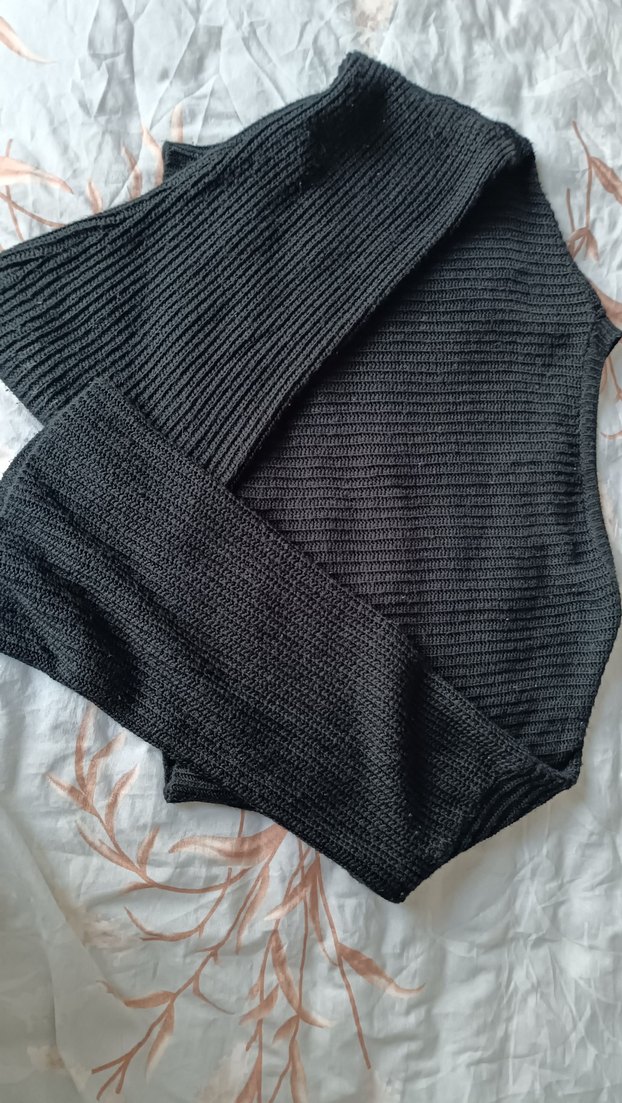 Siyah Kadın Triko Kazak - Görsel 2