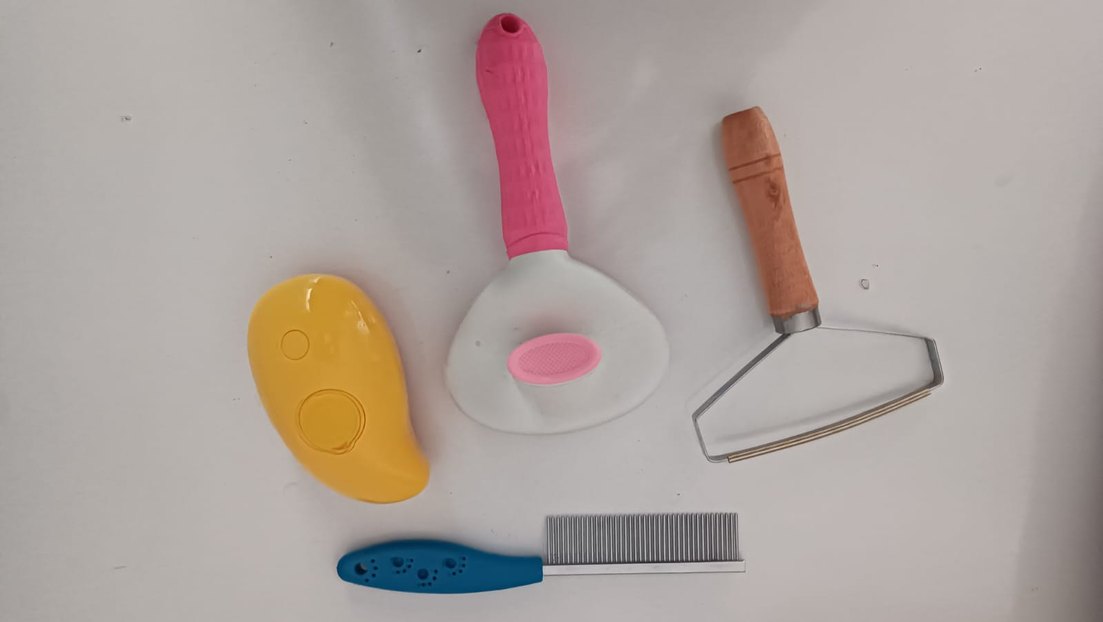 Renkli Kediler için Tüy Tarağı - Görsel 2