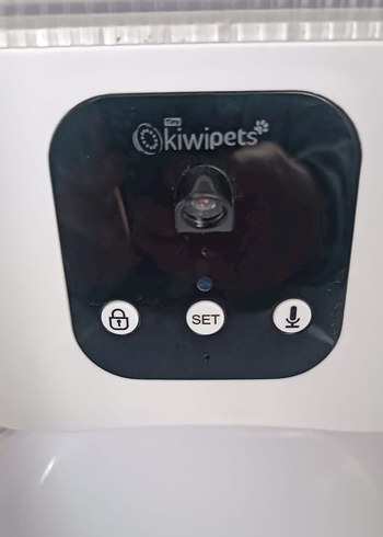 Beyaz kameralı kedi mama kabı - Görsel 5