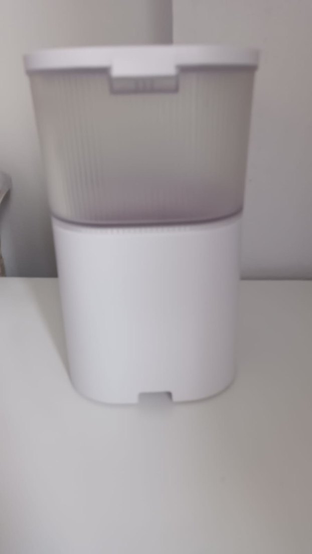 Beyaz kameralı kedi mama kabı - Görsel 2