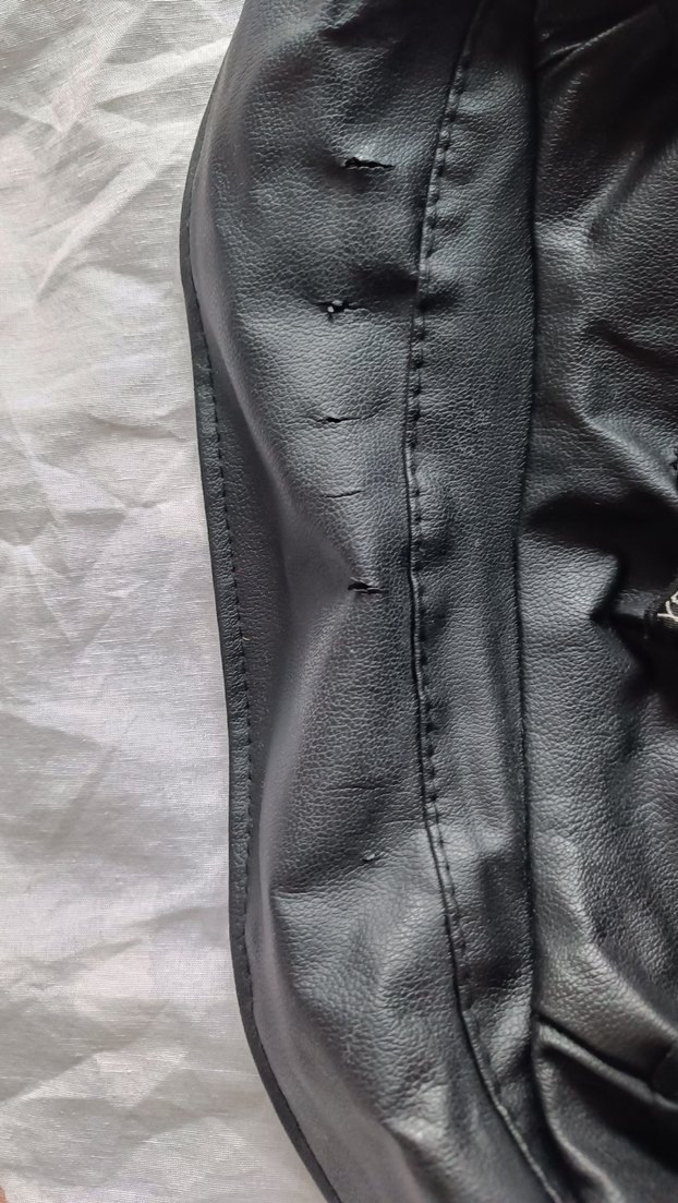 Siyah Deri ceket - Görsel 3
