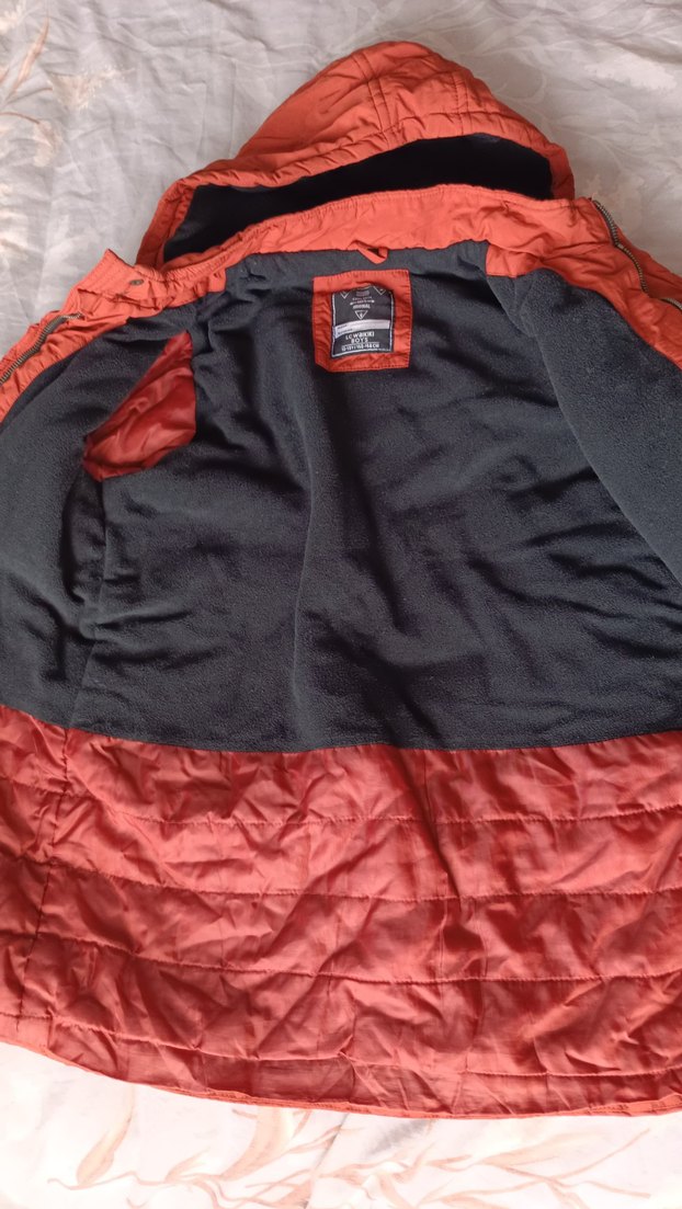 turuncu erkek çocuk mont 12-13 yaş - Görsel 2