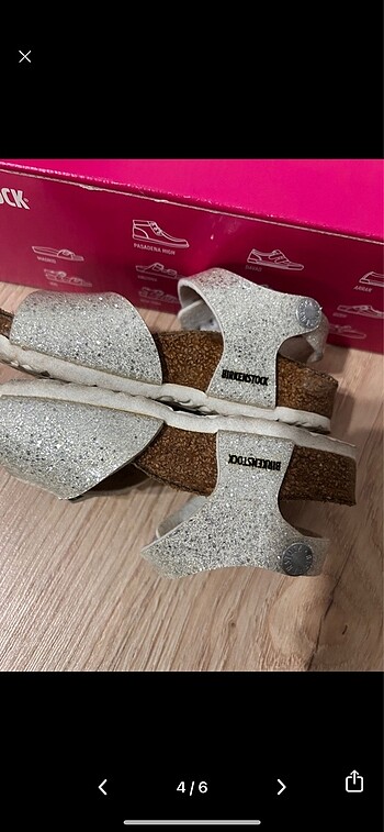 25 Beden beyaz Renk Birkenstock kız çocuk sandalet