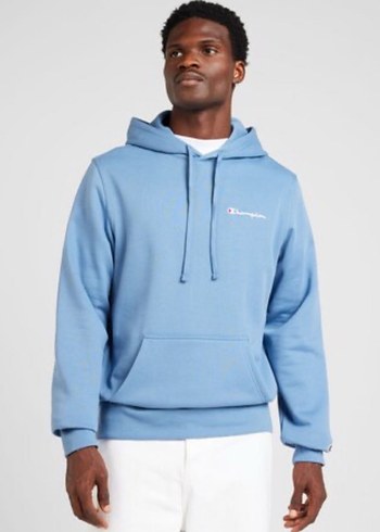 Diğer Mavi Kapüşonlu Champion Sweatshirt