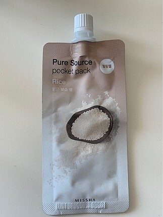 Missha rice mask