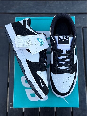 37 Beden çeşitli Renk NİKE DUNK LOW (black white)