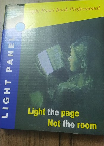 Light Panel Kitap - Sayfayı Aydınlatır