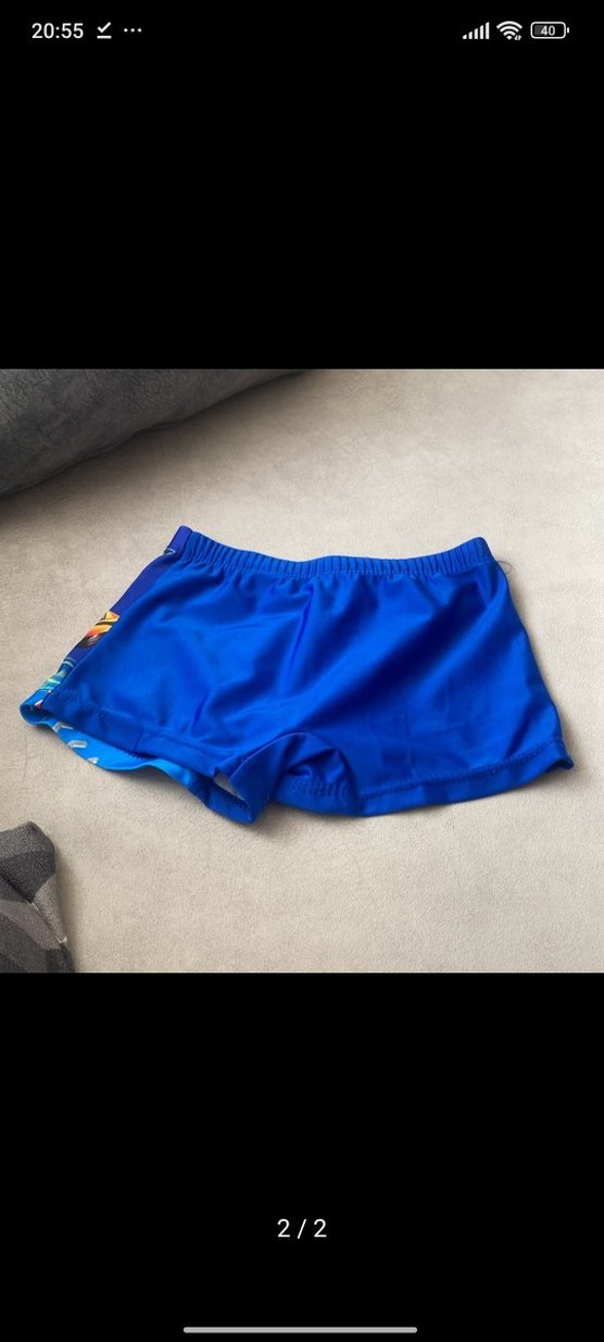 Renkli Baskılı Erkek Çocuk Mayo Şortu S beden - Görsel 2