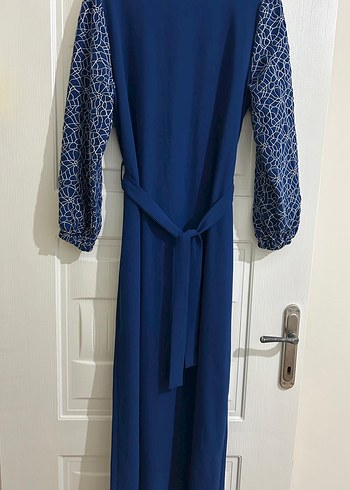 Diger Mavi Nakışlı Uzun Kollu Hamile Bluzu - Görsel 6