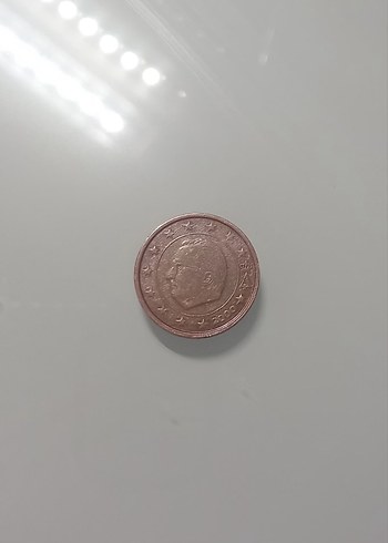 Parlak Kahverengi 2 Euro Cent Hatıra Parası - Görsel 2