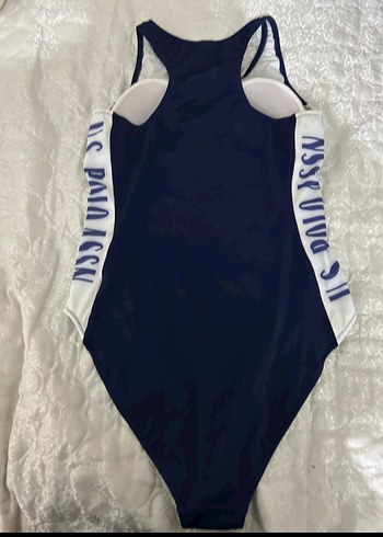 Kadın lacivert melanj mayo - Görsel 4