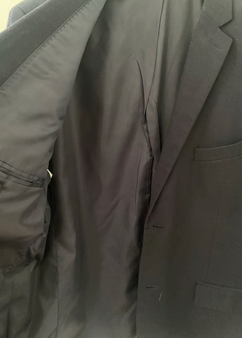 Lacivert Notch Yaka Tuxedo Ceket - Görsel 3