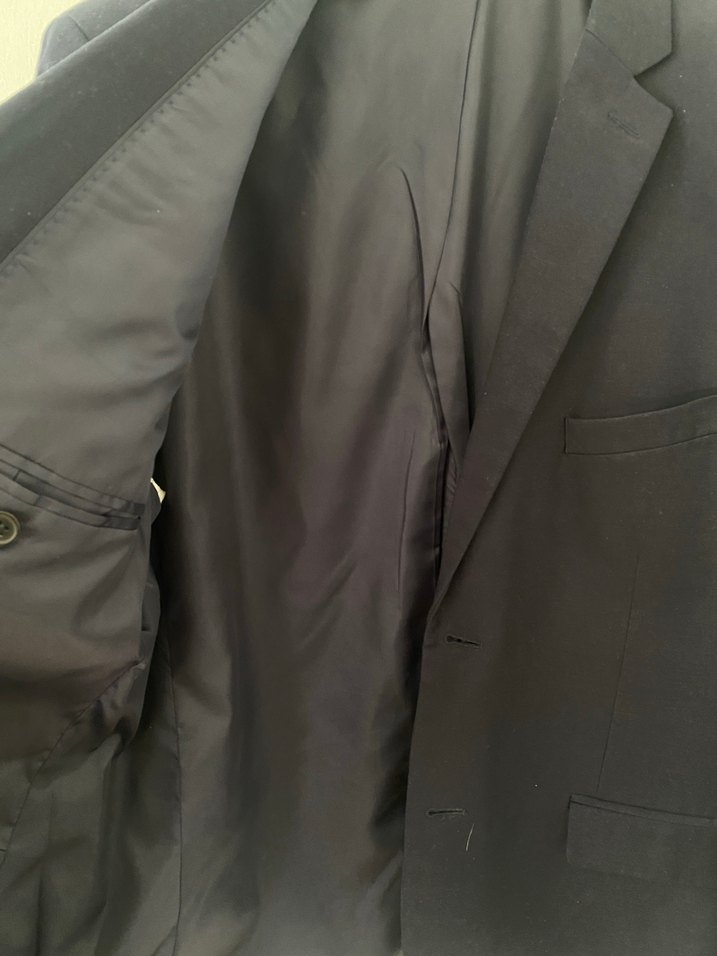 Lacivert Notch Yaka Tuxedo Ceket - Görsel 3