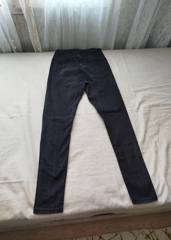 28 Beden gri Renk Gri Kadın Normal Kesim Denim Pantolon