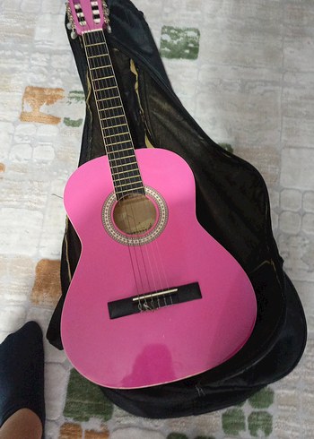 Pembe Akustik Gitar