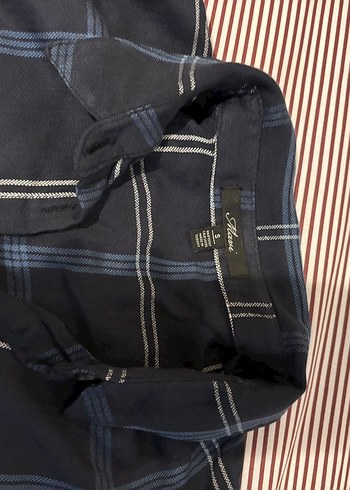 Düğmeli Siyah Kareli Kadın elbise gomlek - Görsel 2