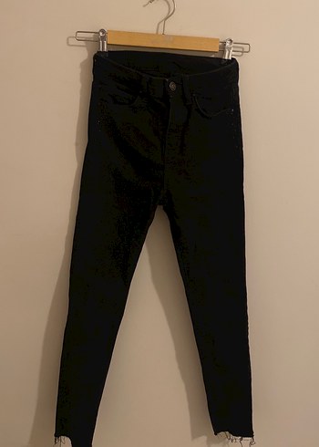 Siyah Kadın Skinny Denim Pantolon