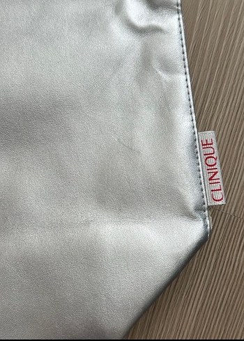 Gri Deri Kadın Çanta Fermuarlı - Görsel 5