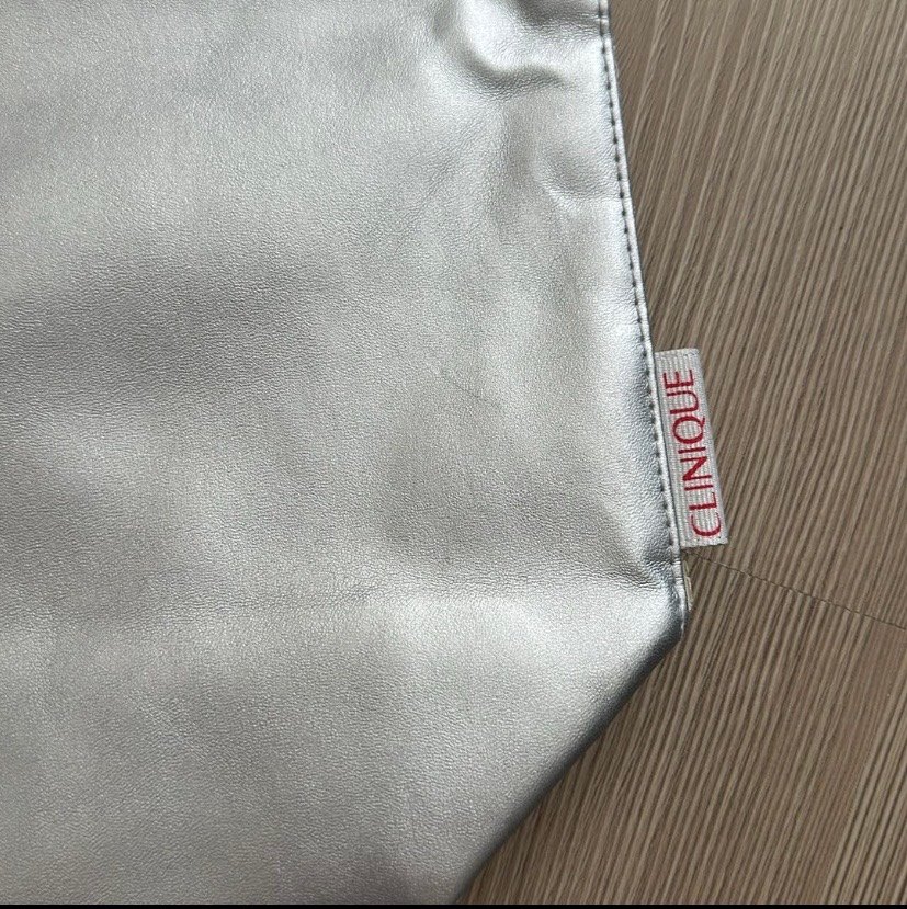 Gri Deri Kadın Çanta Fermuarlı - Görsel 5